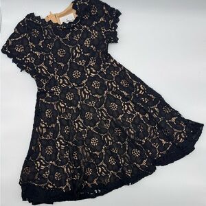 black & tan kids dress